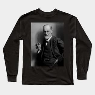 Sigmund Freud Artwork Long Sleeve T-Shirt